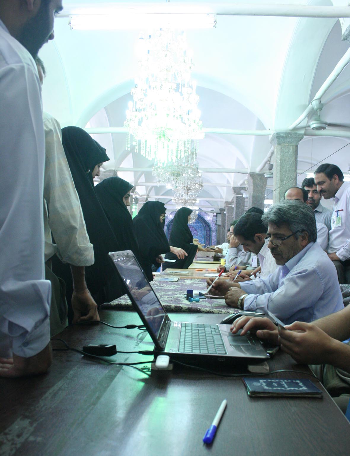 اولین تصاویر از انتخابات شوراها و ریاست جمهوری در نجف آباد