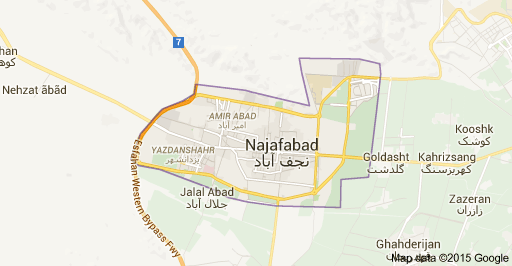 انتشار نسخه موبایلی نقشه پویای شهر نجف آباد