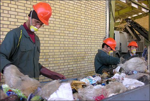 مخلوط شدن ۲۳ درصد مواد بازیافتی نجف آباد با پسماند های خانگی