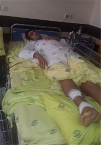 تنهایی قهرمان ووشوی نجف آباد بر تخت بیمارستان