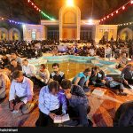 احیاء ماه رمضان در گلزار شهدای نجف آباد