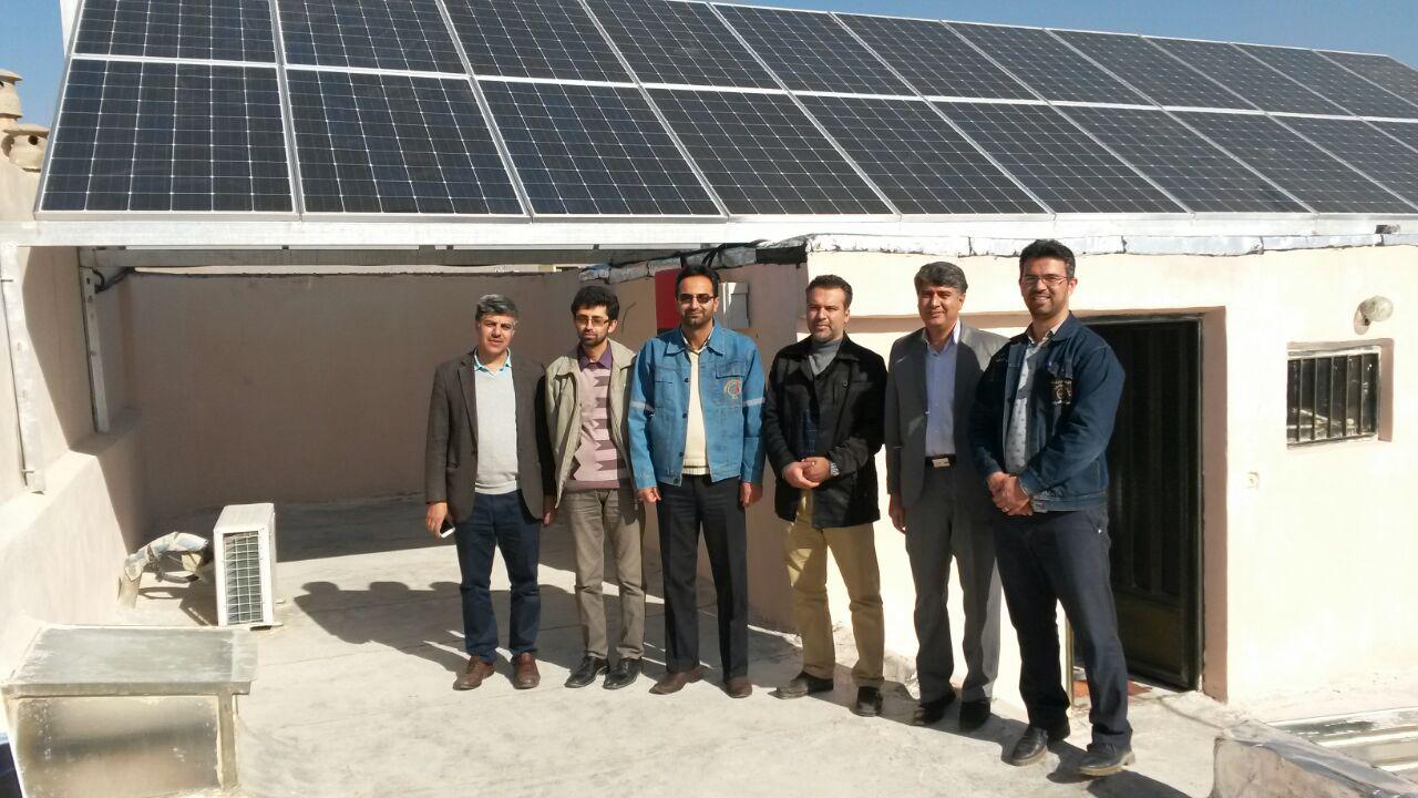 افتتاح اولین نیروگاه خانگی نجف آباد+تصاویر