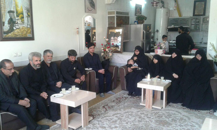 دیدار خانوادگی یک وزیر با خانواده شهید حججی