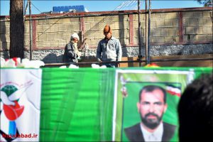 تشییع شهید حاج علی مرتضایی از جانبازان دفاع مقدس