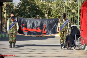 صبحگاه مشترک نیروهای نظامی نجف آباد