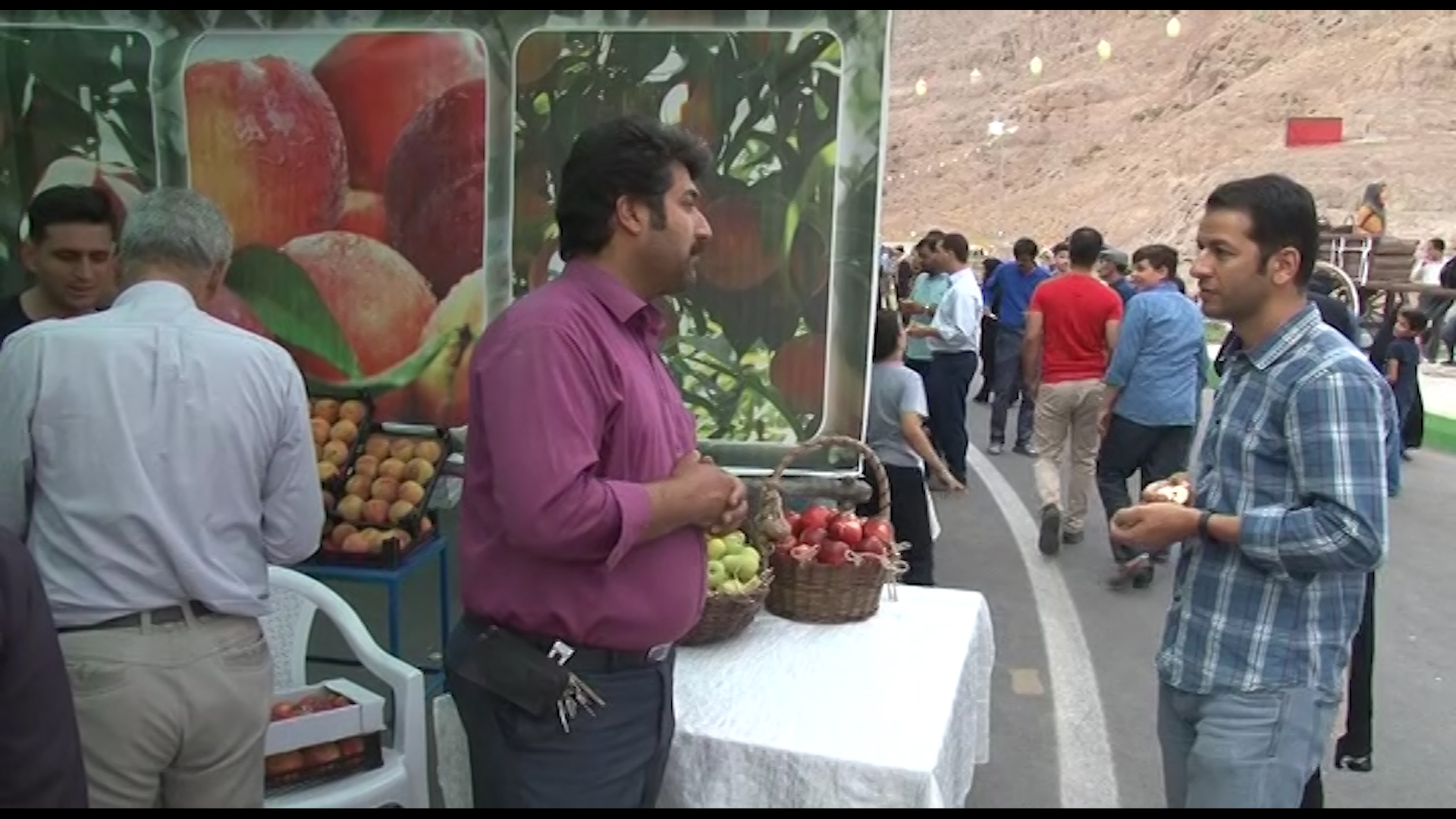 جشنواره هلوی قلعه شاهی در گلدشت + تصاویر و فیلم
