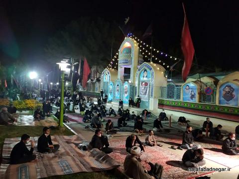 عزاداری محرم ۹۹ در یادمان شهدای نجف آباد+تصاویر