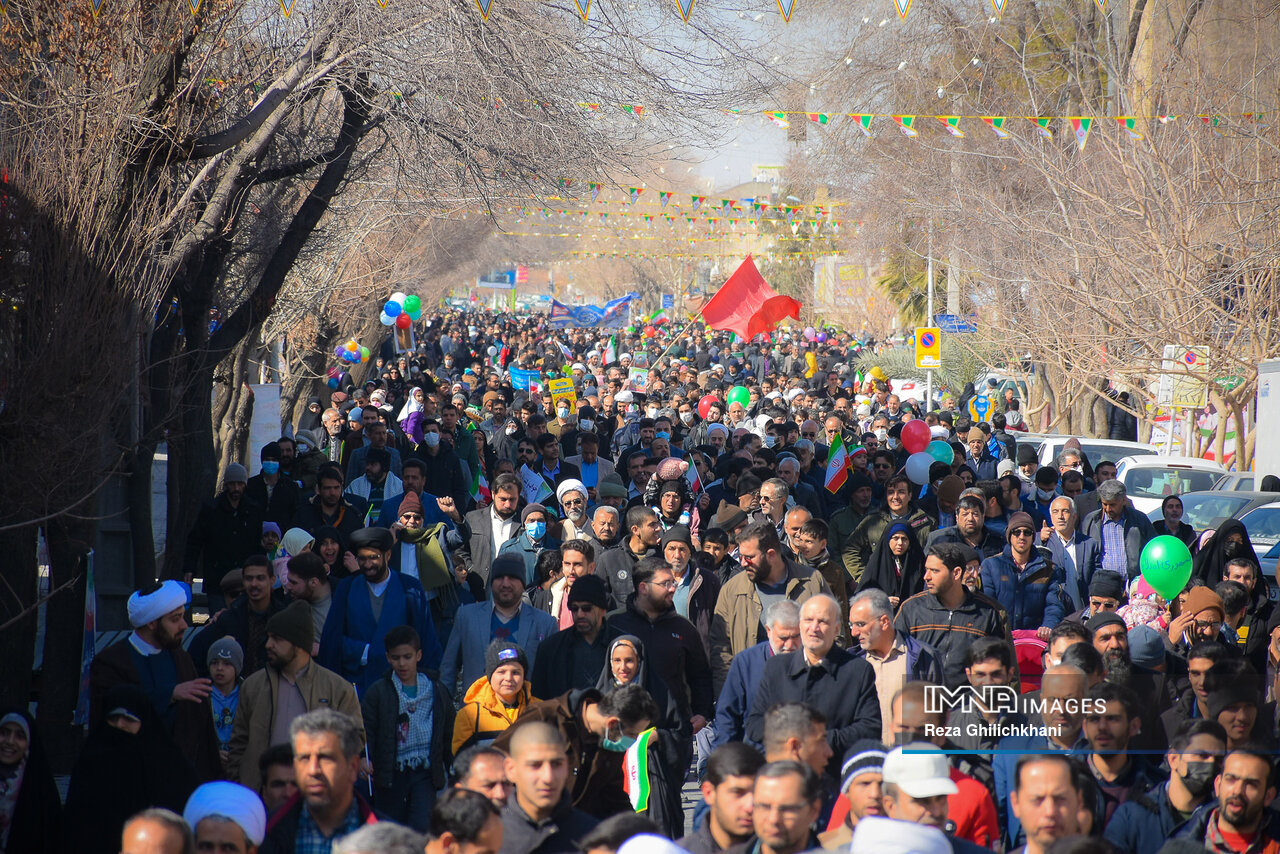 راهپیمایی ۲۲ بهمن ۱۴۰۱ در نجف آباد
