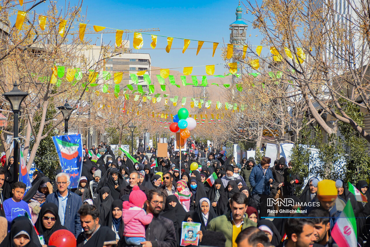 راهپیمایی ۲۲ بهمن ۱۴۰۱ در نجف آباد