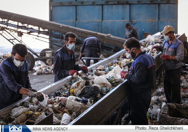۹۴۴هزار تن ماده بازیافتی در زباله های خانگی نجف آباد