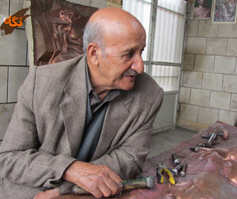 برپایی نمایشگاه آثار قلمزنی استاد راعی در موزه هنرهای معاصر اصفهان