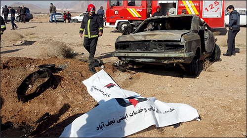 کشته شدن ۷ نفر در تصادفات رانندگی آذر ماه نجف آباد