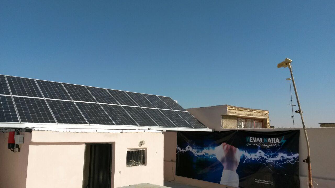 افتتاح اولین نیروگاه خورشیدی در نجف آباد