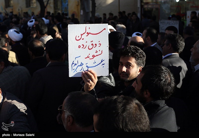 راهپیمایی ۱۳دی و تشییع شهید امنیت در نجف آباد+تصاویر