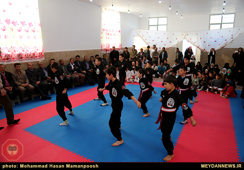 افتتاح خانه ورزشی روستایی همت آباد+تصاویر