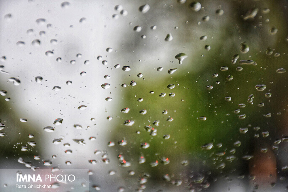 بارش باران در نجف آباد