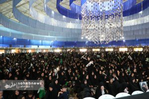 مراسم شیرخوارگان حسینی در حسینیه فاطمه زهرا نجف آباد
