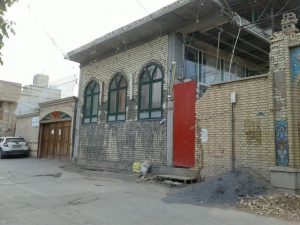 مسجد فاطمیه نجف آباد، مزار اولیه شهید محسن مانی مقدم