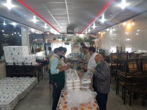 توزیع افطاری رضوی در نجف آباد