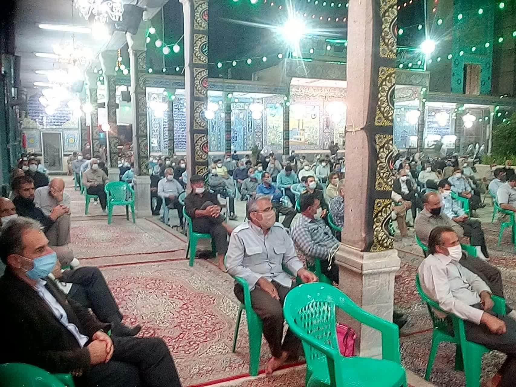 همایش چهل سالگی دفاع مقدس در حسینیه اعظم نجف آباد+تصاویر