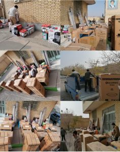 جهیزیه های اهدایی بسیج نجف آباد