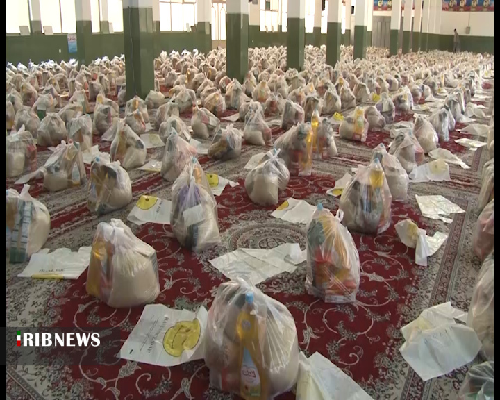 توزیع هزار بسته معیشتی در نجف آباد