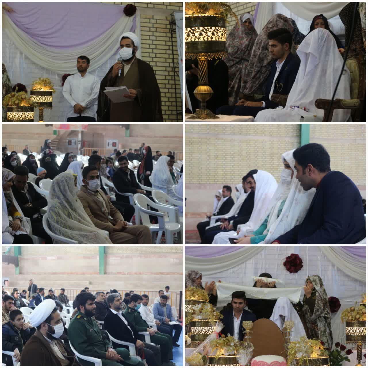 برگزاری جشن ازدواج آسان در حاجی آباد