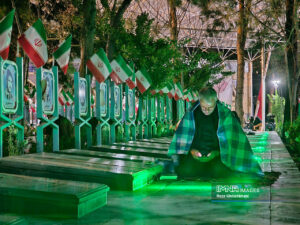 مراسم احیاء 21رمضان 1403 در گلزار شهدای نجف آباد