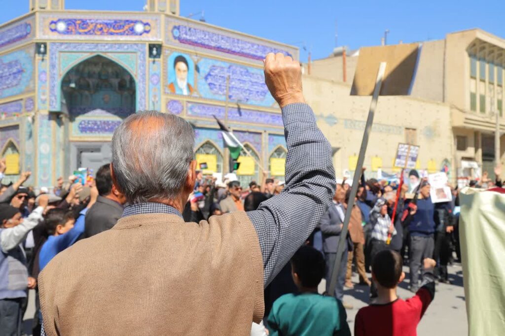 راهپیمایی روز قدس در نجف آباد. 17 فروردین 1403