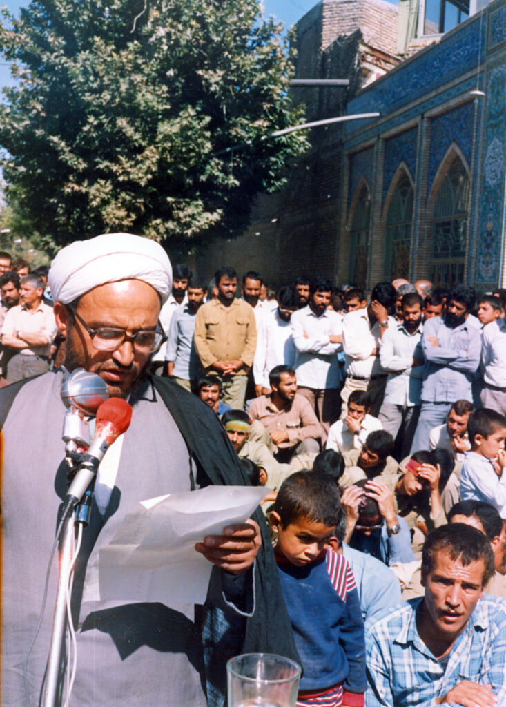 تشییع شهیدان کاظم حجتی و احمد رضا ابراهیمی در نجف آباد در تیر۶۵