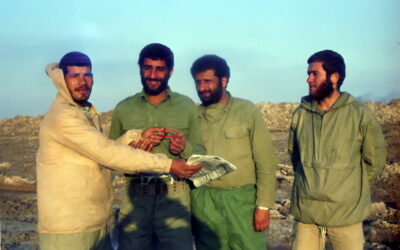 رزمندگان پدافند هوایی لشکر۸ در آذر۶۵ در شوشتر+فیلم